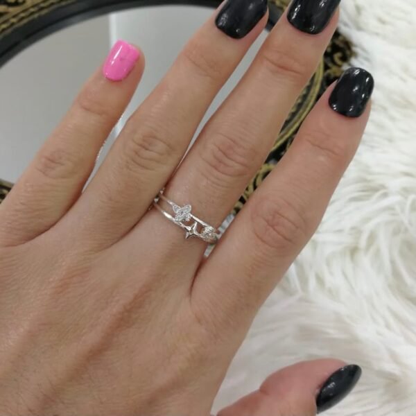 Anillo micropave Mads regulable