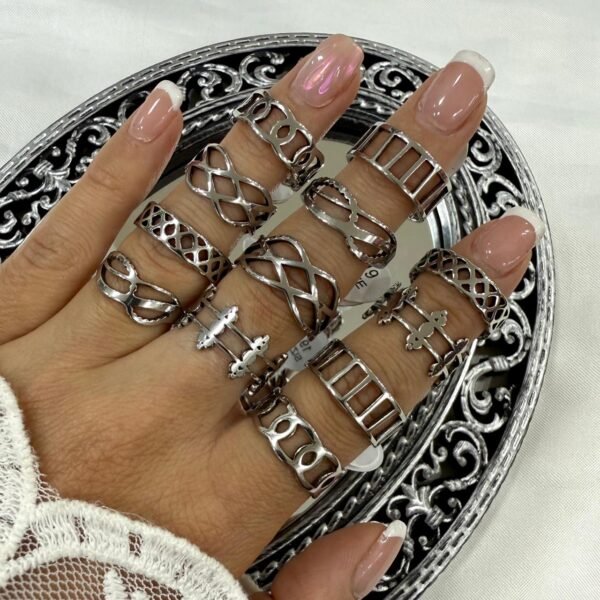 a a kit x 12 anillos surtidos talles variados modelo 2 a.q