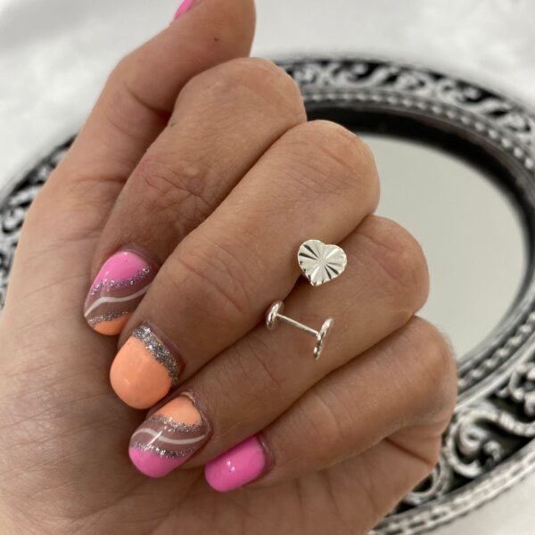 aros abridores corazon shine