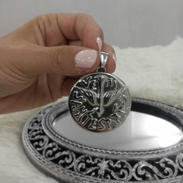 medalla cunero espiritu santo 3.9cm