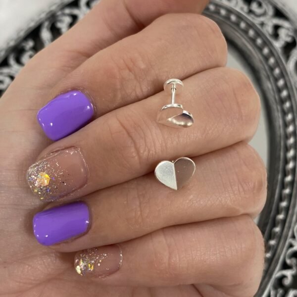 Aros Abridores corazon bisel