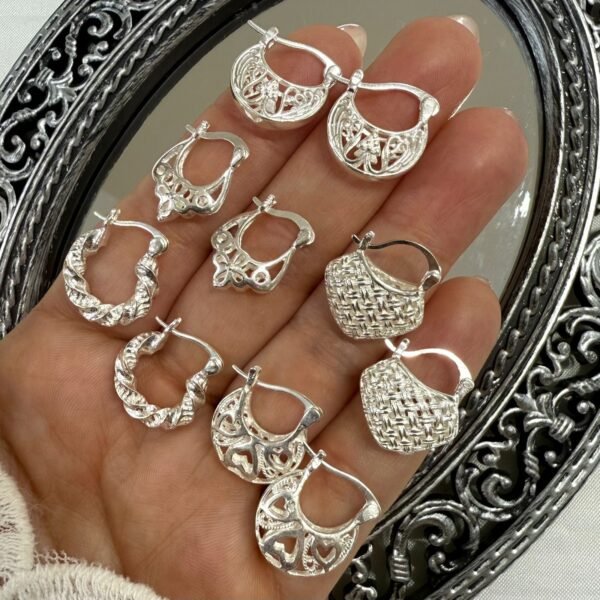 a a argollas CANASTA kit x 10 pares surtidos mod 6