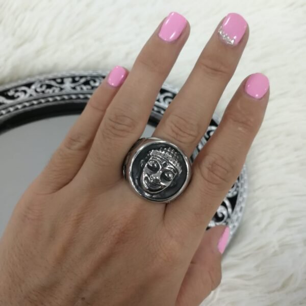 anillo hindu cara buda