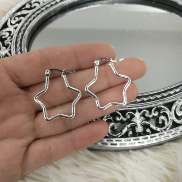 argollas clasicas forma estrella