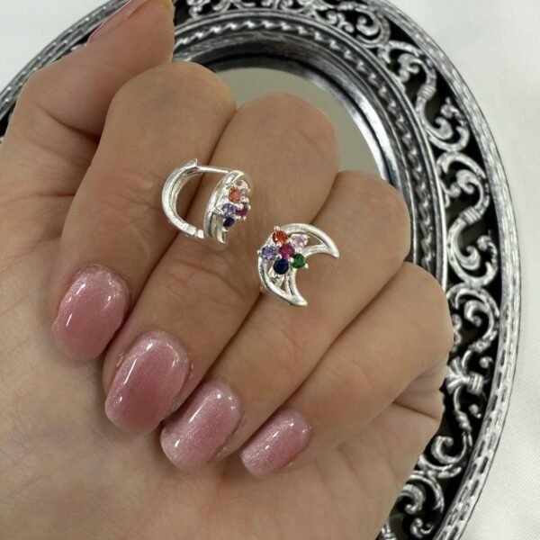 a argollas huggies microzirconia 10