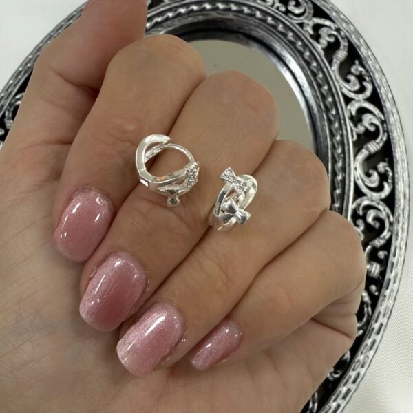 a argollas huggies microzirconia 5