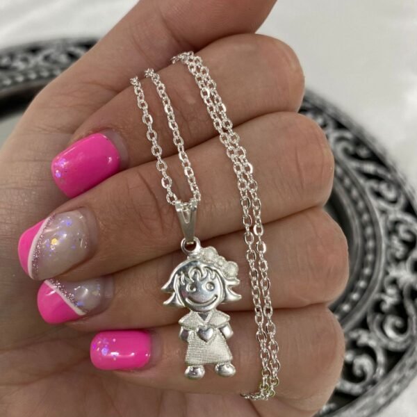 a conjunto abi 40 con cadena acero blanco de regalo
