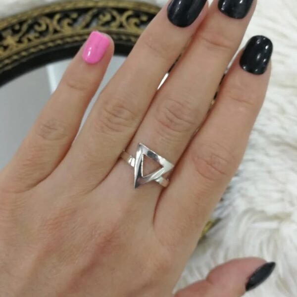 a Anillo liso Elle