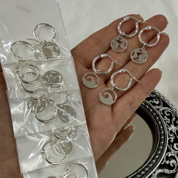 a a blister kit a x 6 pares argollas diseño 42