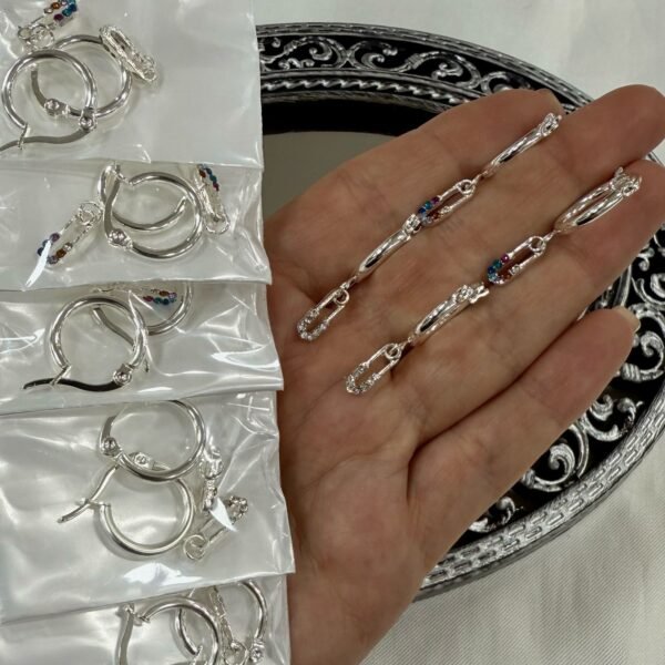 a a blister kit a x 6 pares argollas diseño 33 a.b