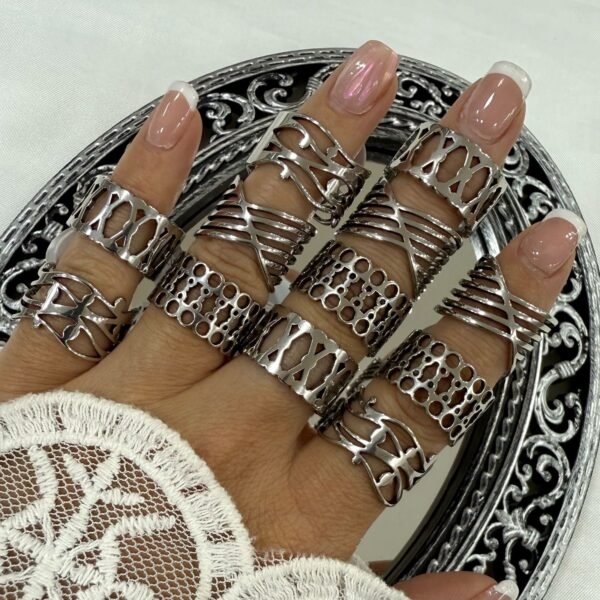 a a kit x 12 anillos surtidos talles variados modelo 3 a.q
