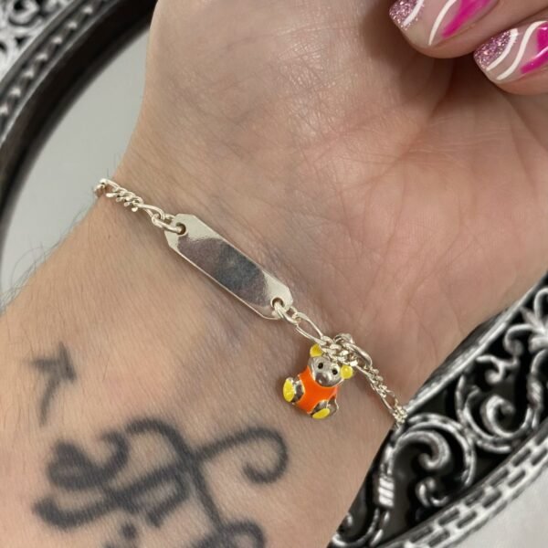 Pulsera identificacion 5 c/dije