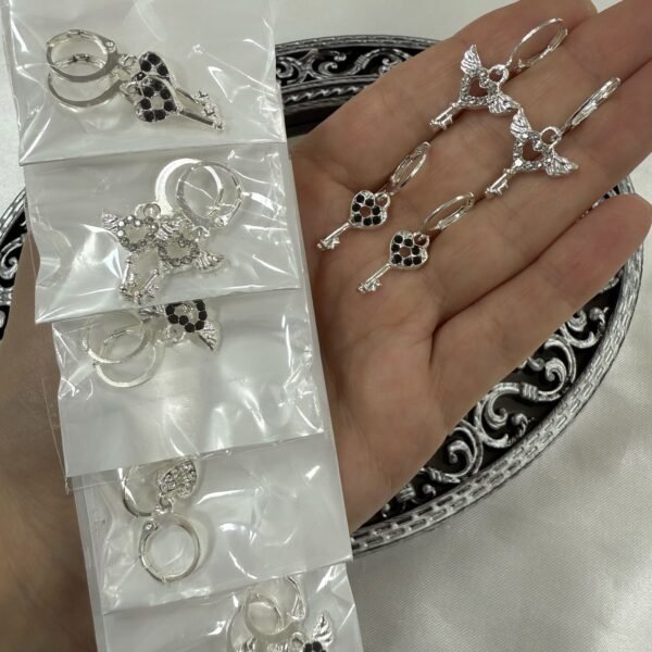 a a blister kit a x 6 pares argollas diseño 5 a.b