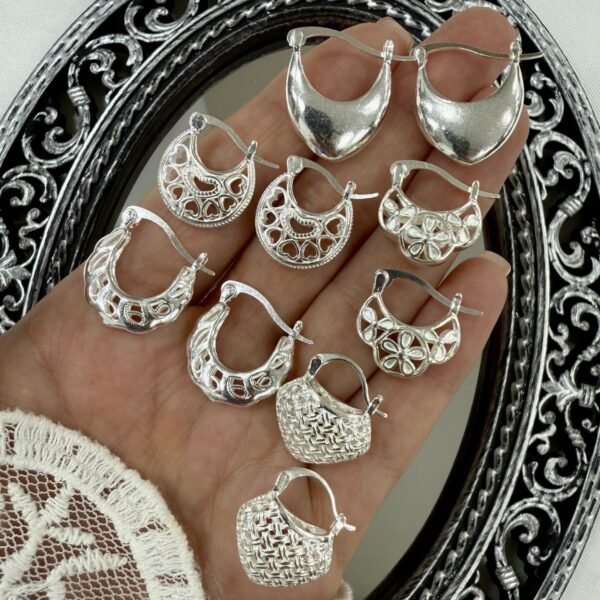 a a argollas CANASTA kit x 10 pares surtidos mod 4