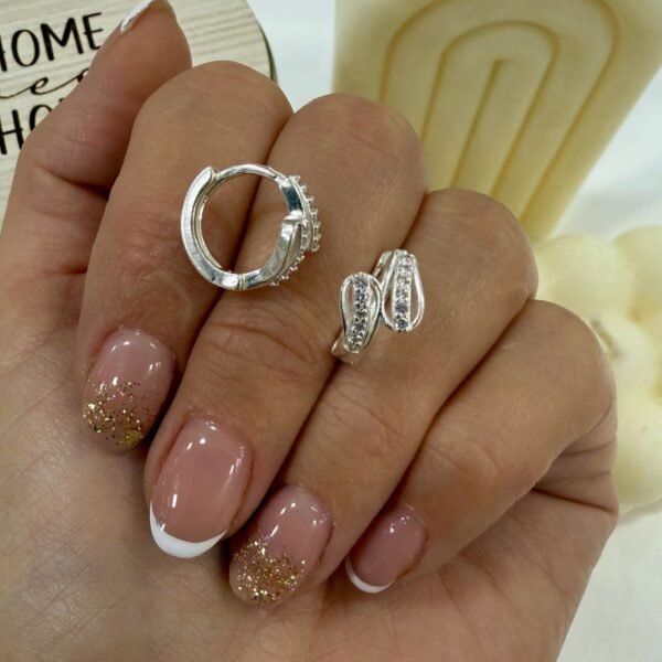 a argollas huggies microzirconia 20
