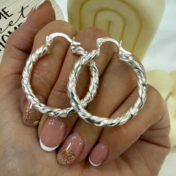 A Argollas cubanas infladas 3cm mod 4