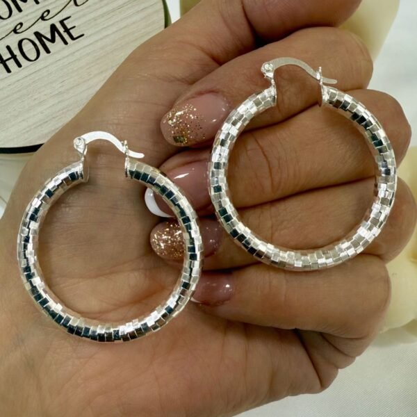 A Argollas cubanas infladas 3.5cm mod 2