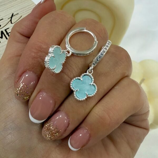 a argollas huggies microzirconia 14 (colores varios)